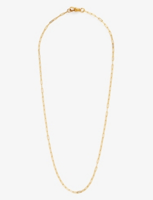 Alighieri Womens Gold The Dante 24ct Yellow-gold-plated Bronze Necklace