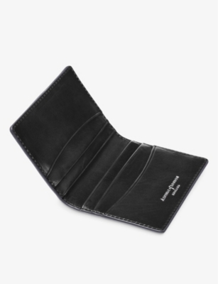 ASPINAL OF LONDON: Double Fold leather card holder