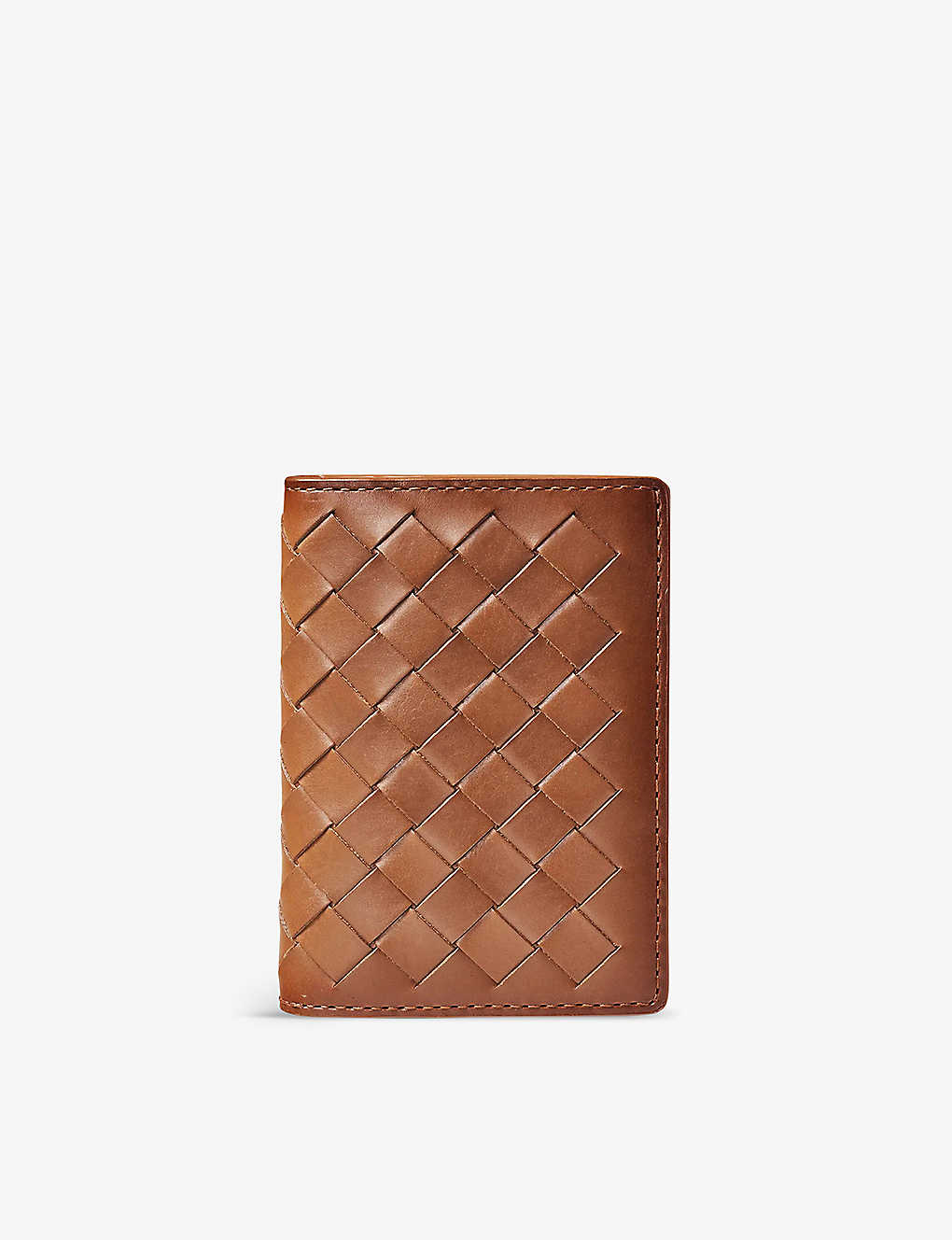 Aspinal Of London Latte Double Fold Leather Card Holder