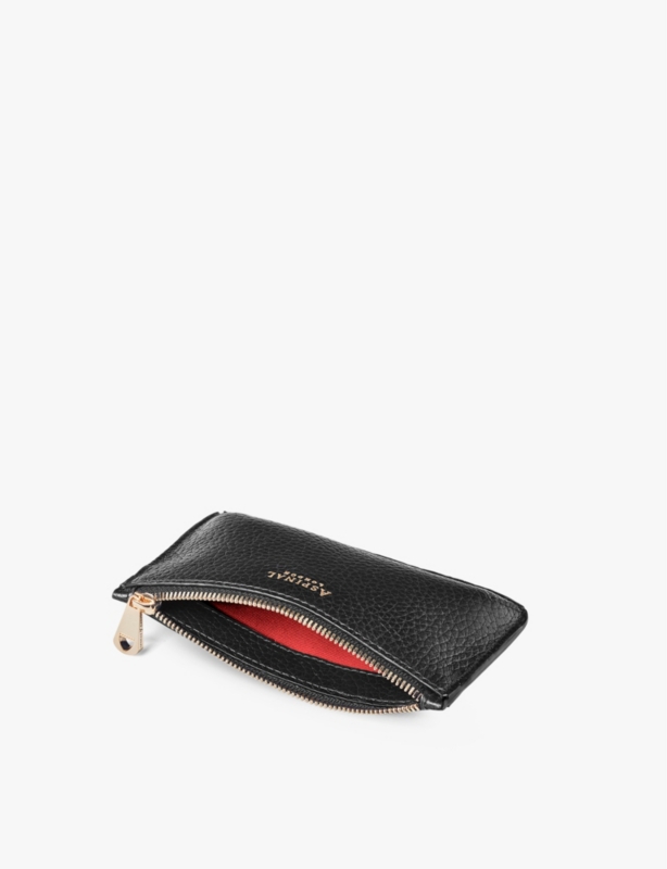 Ella brand-embellished leather cardholder
