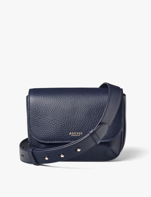 Ella logo-embossed leather cross-body bag