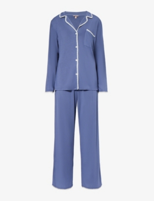 EBERJEY Gisele ribbed stretch-TENCEL Modal jersey pajama set