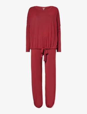 EBERJEY: Gisele Slouchy relaxed-fit stretch-jersey pyjamas