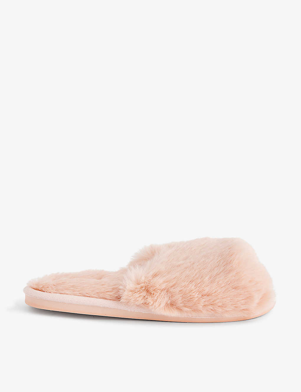 EBERJEY EBERJEY WOMENS ROSE CLOUD PLUSH RECYCLED-POLYESTER SLIPPERS
