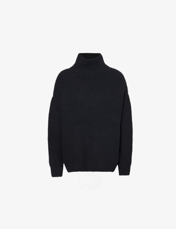 Sydney high-neck wool and alpaca-blend knitted jumper