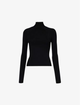 Alaïa Black Top In Noir Alaia