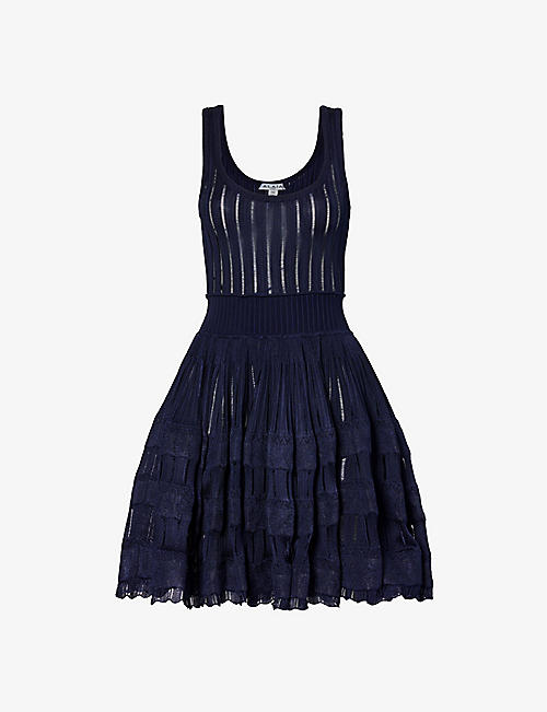 ALAIA: Crinoline stretch-woven blend mini dress