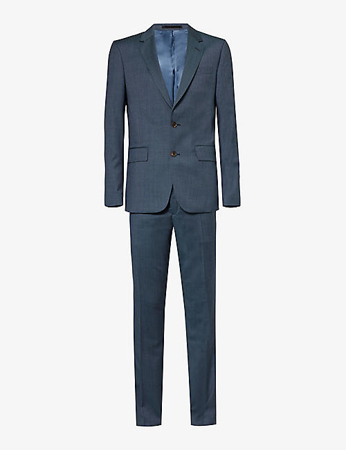 PAUL SMITH: The Soho single-breasted regular-fit tapered-leg wool suit