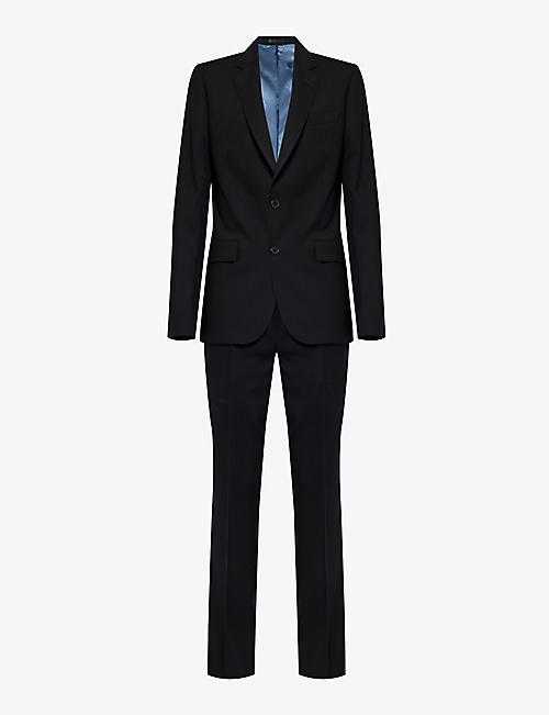 PAUL SMITH：A Suit To Travel In 挺括肩部常规版型锥形窄脚羊毛西装