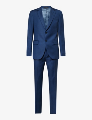 PAUL SMITH: Notched-lapel single-breasted regular-fit wool suit