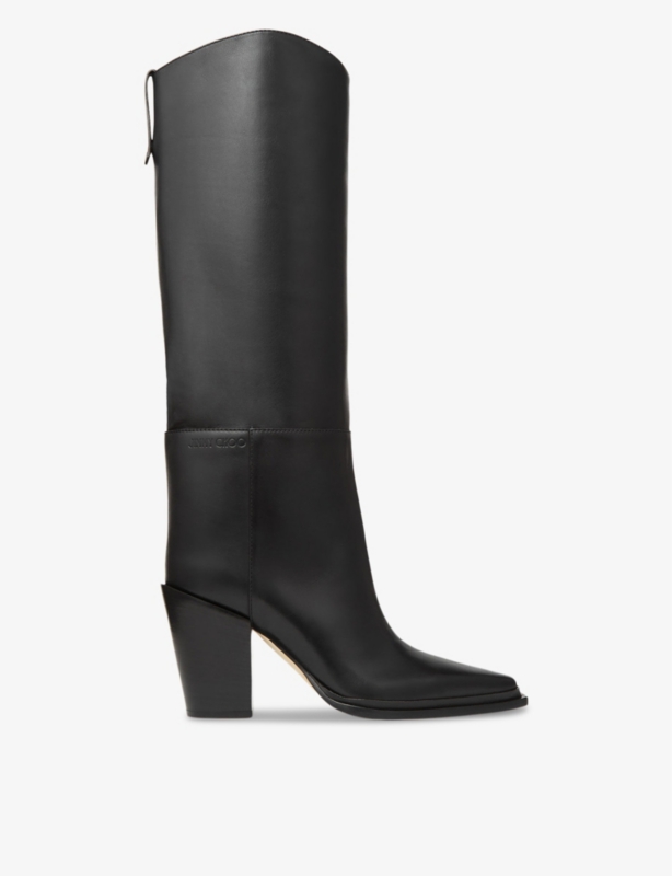 Cece leather heeled knee-high boots