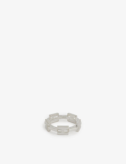HATTON LABS: H-link sterling-silver ring