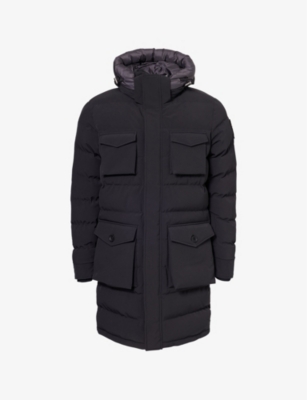 SANDBANKS: Branksome brand-patch regular-fit stretch-recycled-polyester jacket