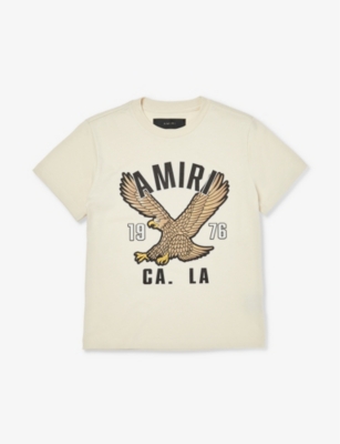 AMIRI: Eagle graphic-print cotton-jersey T-shirt 6-12 years