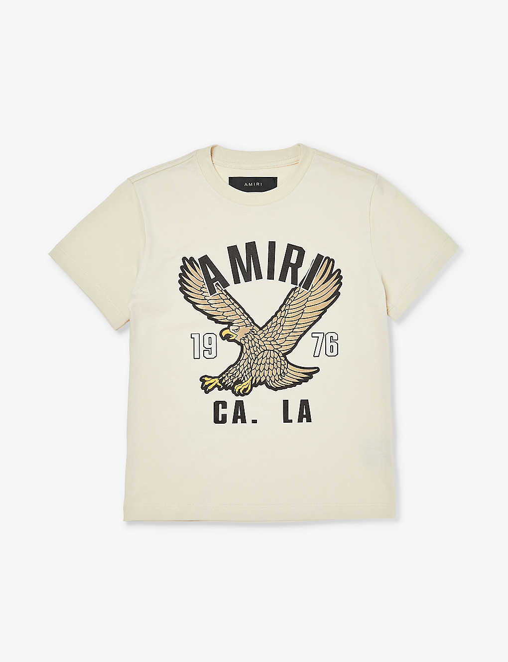 Shop Amiri Boys Birch Kids Eagle Graphic-print Cotton-jersey T-shirt 6-12 Years