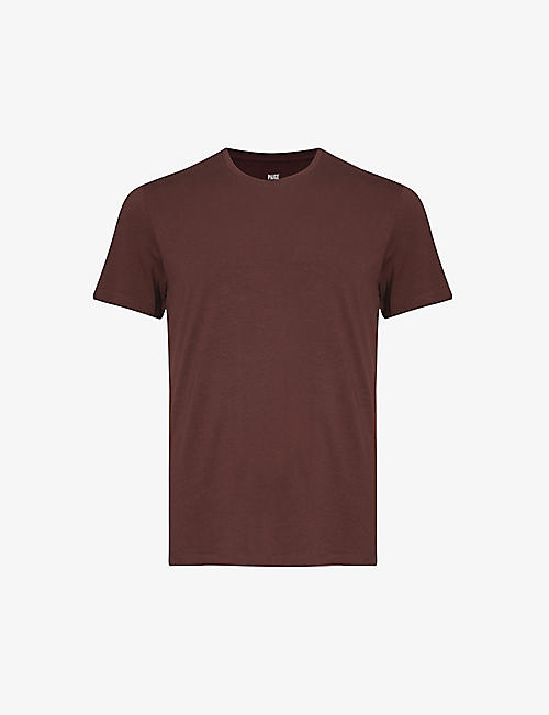 PAIGE: Cash crewneck cotton-blend T-shirt