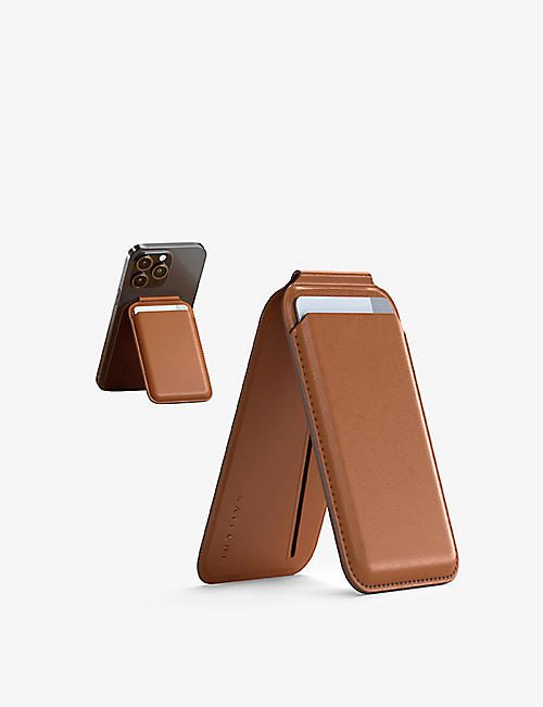 THE TECH BAR: Satechi magnetic vegan leather iPhone wallet stand