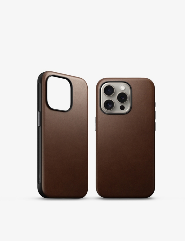 Nomad leather iPhone 15 Pro case