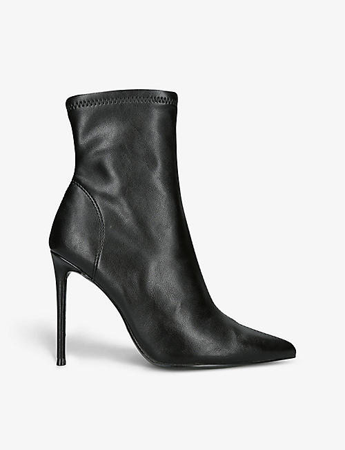 STEVE MADDEN: Vanya faux-leather ankle boots
