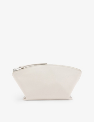 ALLSAINTS: Anais stud-embellished leather pouch