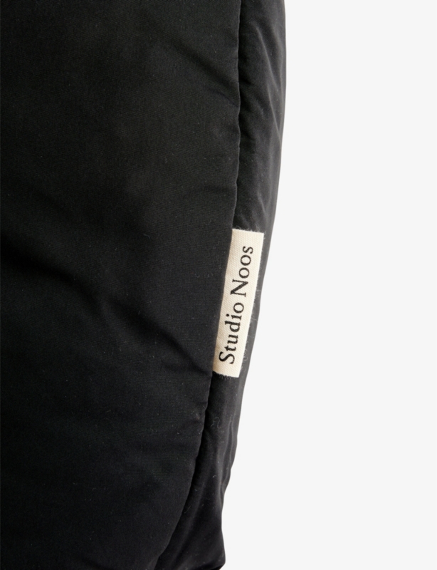 Brand-tab padded shell changing bag