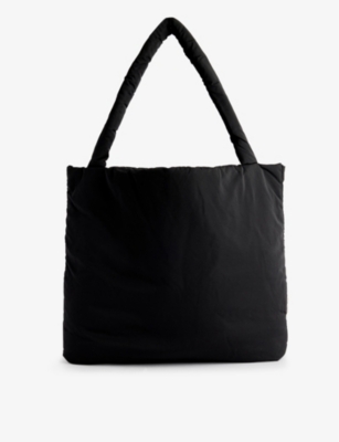 STUDIO NOOS: Brand-tab padded shell changing bag