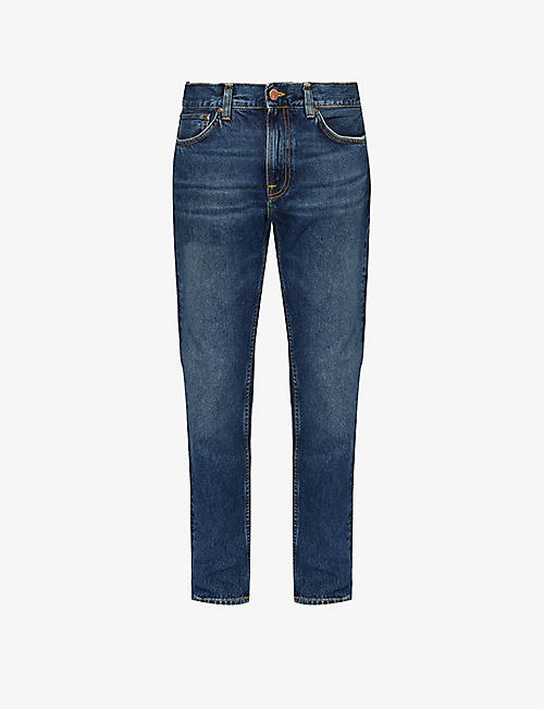 NUDIE JEANS: Gritty Jackson straight-leg mid-rise denim jeans
