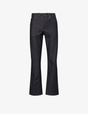 NUDIE JEANS: Rad Rufus brand-patch relaxed-fit straight-leg jeans