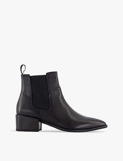 VAGABOND: Marja point-toe leather Chelsea boots