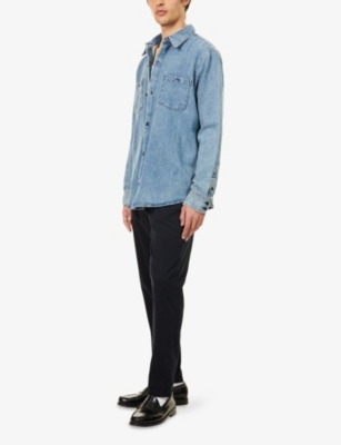 7 FOR ALL MANKIND ENS 7 FOR ALL MANKIND JOGGER CHINO DRAWSTRING-WAIST TAPERED-LEG REGULAR-FIT COTTON-BLEND TROUSERS 