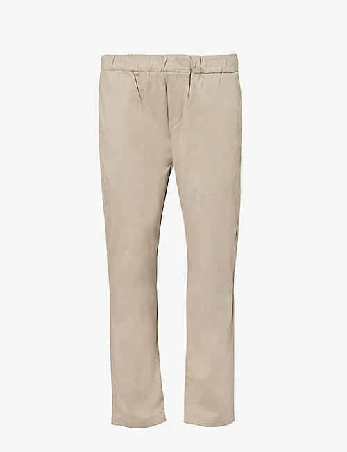 7 FOR ALL MANKIND: Jogger Chino Luxe Performance straight-leg stretch-cotton blend trousers
