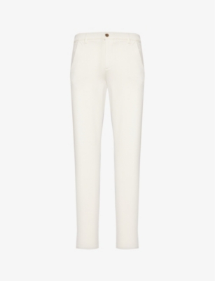 7 FOR ALL MANKIND: Travel regular-fit tapered stretch-jersey trousers