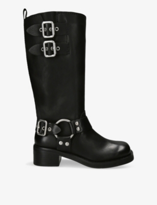 Steve madden spiked boots sale