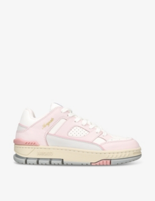 Axel Arigato Womens Pink Comb Area Lo Brand-patch Leather And Recycled Polyester Low-top Trainers