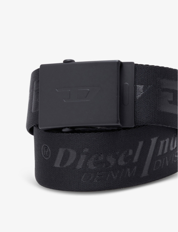 B-Diesel logo-tape woven belt