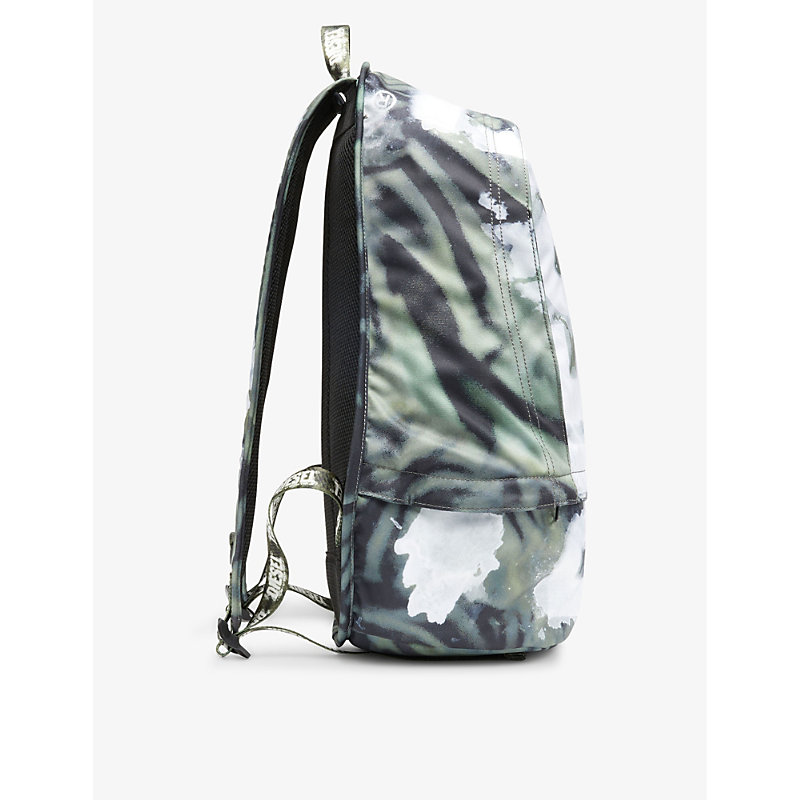 Shop Diesel Rave X Logo-print Woven Backpack In T7223