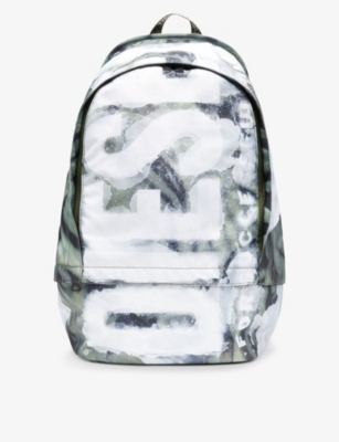 DIESEL: Rave X logo-print woven backpack