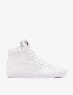 DIESEL: S-Leroji Mid leather high-top trainers
