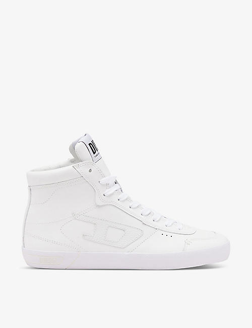 DIESEL: S-Leroji Mid leather high-top trainers