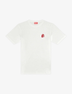 DIESEL: T Just N18 Maglietta logo-print cotton-jersey T-shirt