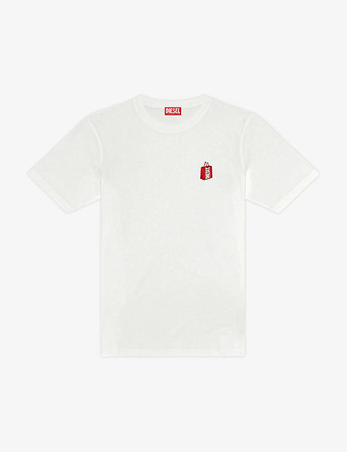 DIESEL: T Just N18 Maglietta logo-print cotton-jersey T-shirt