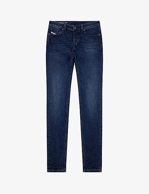 DIESEL: D-Finitive 0CNAA tapered-leg stretch-denim jeans