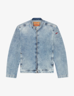 DIESEL: D-Glory logo-embroidered denim jacket