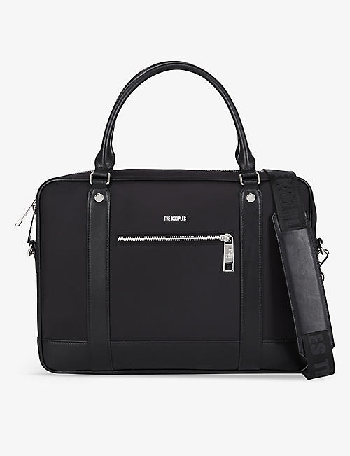 THE KOOPLES: Branded leather briefcase