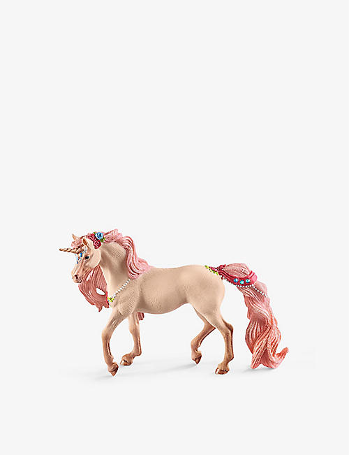 SCHLEICH: Bayala decorated unicorn mare toy figure 10cm