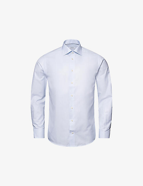 ETON: Signature slim-fit cotton shirt