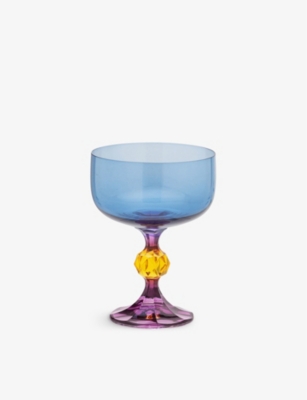 Anna + Nina Bliss Cocktail Glass Set Of Two In Multicolor