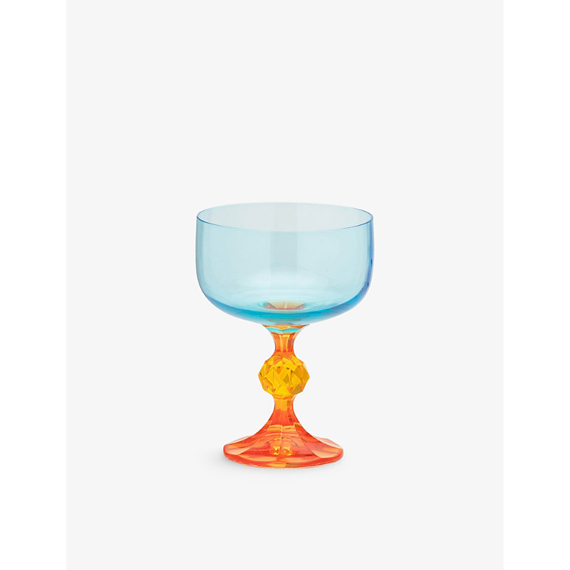 Shop Anna + Nina Multicolor Paradise Cocktail Glass Set Of Two