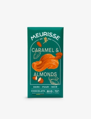 MEURISSE: Almond and caramel dark chocolate tablet 100g