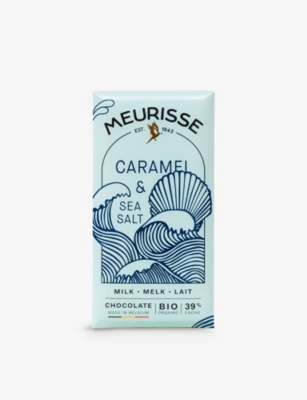 MEURISSE: Sea salt and caramel milk chocolate tablet 100g